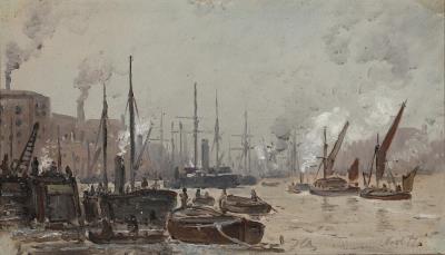 A busy day on the Thames