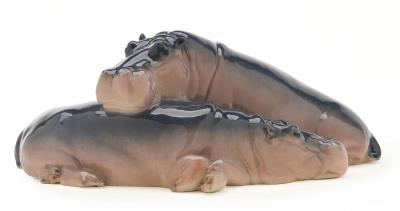 Pair of hippos