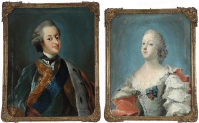 Portrait of King Frederik and Queen Louise (2)