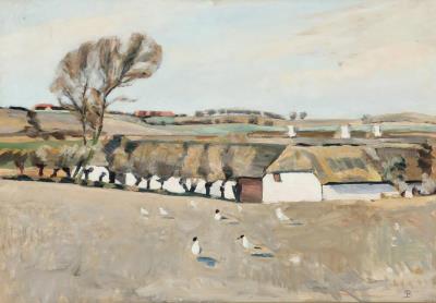 The artist's home, Pilegaarden, near Kerteminde on Funen