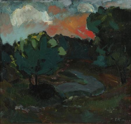 Landscape, sunset