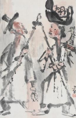 Composition with Two Figures