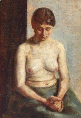 Portrait of a Half-Naked Woman