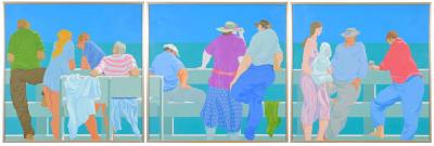 Beach Pier (Triptych)