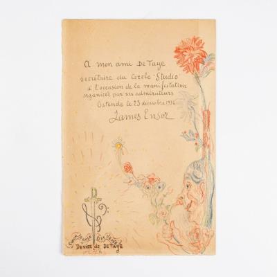 Coeur de rose/ Cléf d'épée (devise de De Taye), 1936