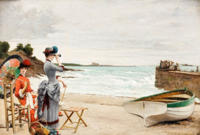 Elégantes sur la plage