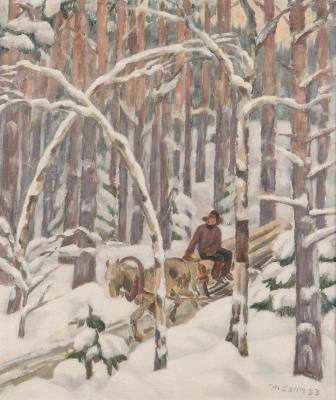 Horse Transport in the Forest