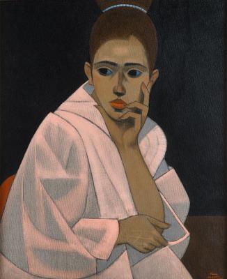 Pensive by Veikko Marttinen - Auction record, sale price, and art valuation. Compare with similar artists and explore comparable artworks.