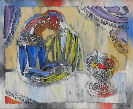 Embracing couple by Vytautas Kasiulis - Auction record, sale price, and art valuation. Compare with similar artists and explore comparable artworks.