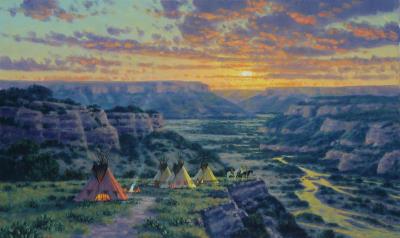 Kiowa Hunters Camp at Palo Duro Canyon