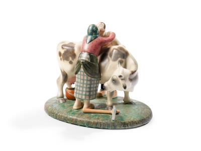 The cow by Giovanni Grande - Auction record, sale price, and art valuation. Compare with similar artists and explore comparable artworks.