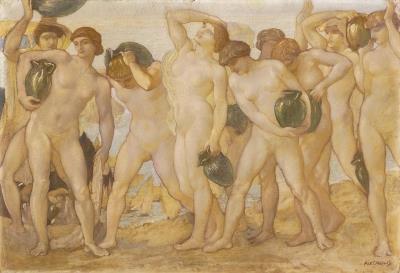 Allegorical scene by Adolfo De Carolis - Auction record, sale price, and art valuation. Compare with similar artists and explore comparable artworks.
