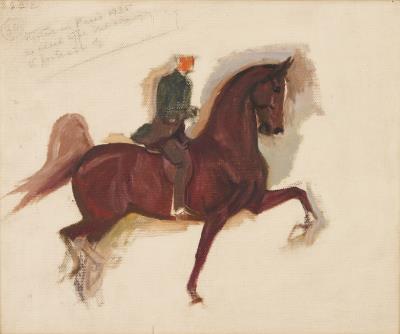 Portrait of Horse Bourbon King