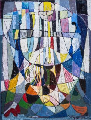 Untitled abstract composition by Ray Gilles - Auction record, sale price, and art valuation. Compare with similar artists and explore comparable artworks.