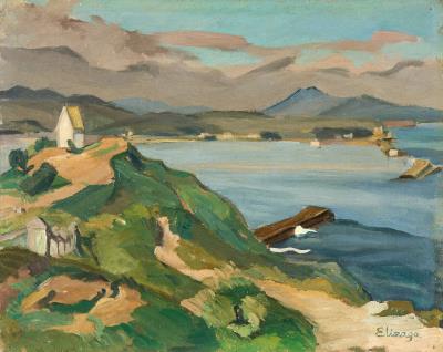 The Bay of Saint-Jean-de-Luz from Sainte-Barbe