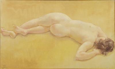 Corps de femme endormie