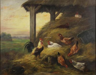 Chickens in the haystack