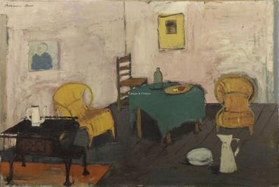 Interior by Berenice Devos - Auction record, sale price, and art valuation. Compare with similar artists and explore comparable artworks.