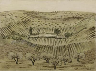 Provence Landscape by Aimee Martin - Auction record, sale price, and art valuation. Compare with similar artists and explore comparable artworks.