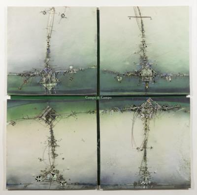 Abstract-quadriptych