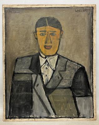 Hombre by Walter Deliotti - Auction record, sale price, and art valuation. Compare with similar artists and explore comparable artworks.
