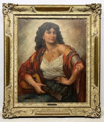 Lady with Mandolin