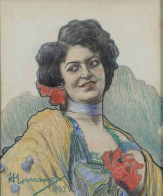Study of a Woman for a Poster