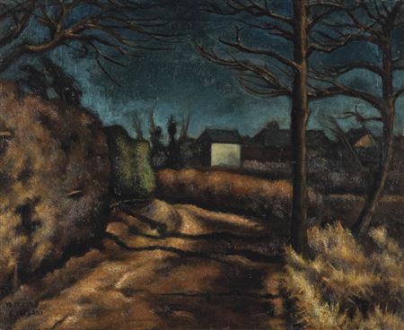 Sunny winter suburbs by Sadao Tsubaki - Auction record, sale price, and art valuation. Compare with similar artists and explore comparable artworks.