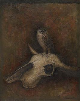 Cow bones and owl by Tatsuhiro Kaneda - Auction record, sale price, and art valuation. Compare with similar artists and explore comparable artworks.