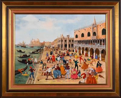 Venice Carnival in front of the Doge's Palace