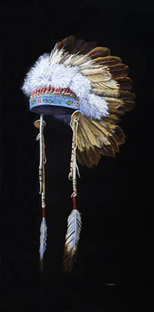 Two Feather Drop (Unique Work)