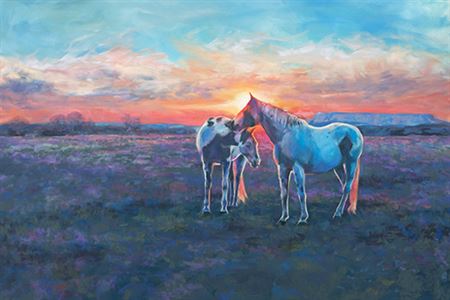 Paint Brush Sunset by Sherry Gallagher - Auction record, sale price, and art valuation. Compare with similar artists and explore comparable artworks.
