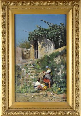 Boys in the vineyard