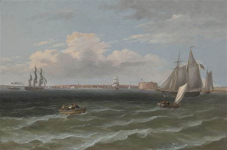 VIEW OF NEW YORK HARBOR