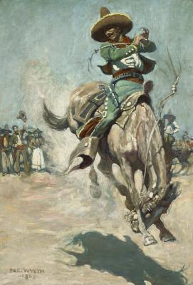 Threw the Bridle Reign on Sathanthus' Neck, and Rolled and Lighted a Cigarette