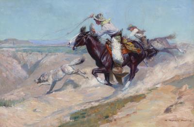 Roping a Wolf (Roping a Lobo)