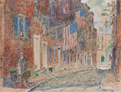 Acorn Street, Boston, July 1919