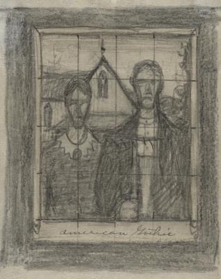 Study for American Gothic