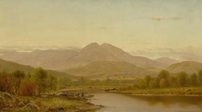 View on the Boquet River, New York