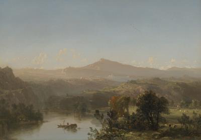 River View with Mountains