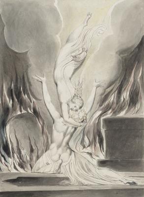 The Grave: The Reunion of the Soul and the Body by William Blake - Auction record, sale price, and art valuation. Compare with similar artists and explore comparable artworks.