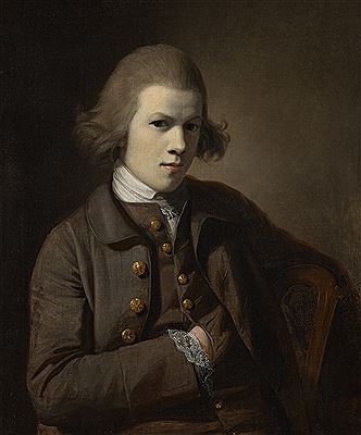 Portrait of Sir William Young (1749⁄50-1815), 2nd Baronet, and later Lieutenant Governor of Tobago, half-length, seated in a brown suit