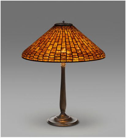 'Geometric' Table Lamp, circa 1910