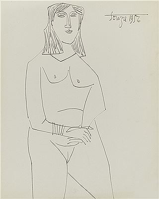 Untitled (Nude with Crossed Arms)