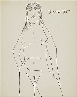 Untitled (Standing Nude)
