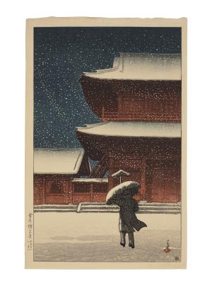 Yuki no Zojoji (Snow at Zojoji Temple)
