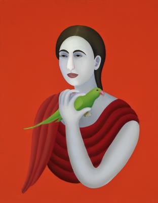 Untitled (Woman and Bird)