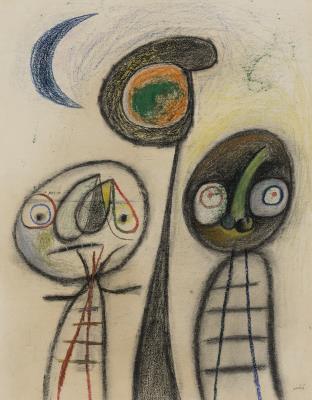 Untitled (Characters and Moon)