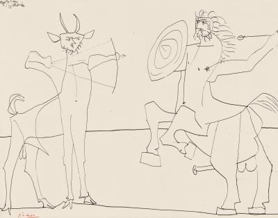 Combat of Fauna and Centaur