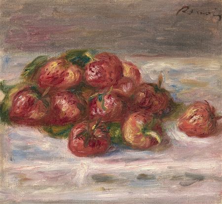 Still life with strawberries